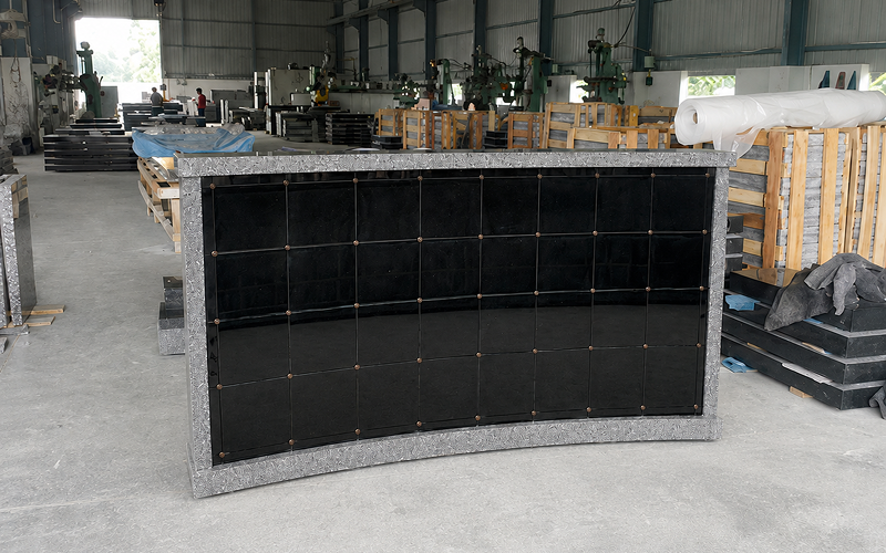 black granite columbarium